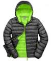 R194M Urban snowbird hooded jacket Black / Lime colour image